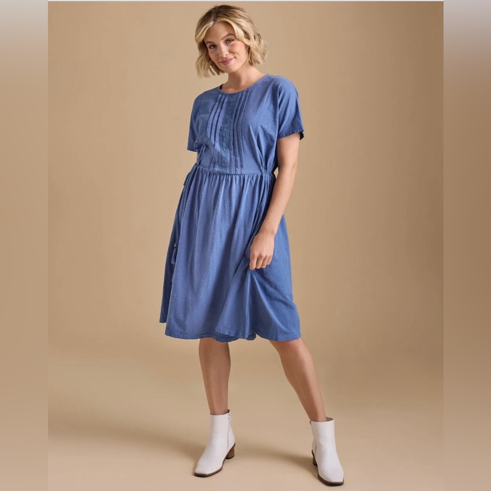 DownEast Blue Emery Dress- NWT